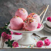 Суха смес за домашен сладолед Ягода (250г / 1 L Мляко), снимка 3 - Други - 37668164