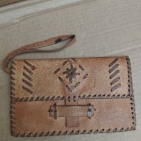 Малка чантичка тип портмоне естествена кожа , снимка 1 - Портфейли, портмонета - 43760011