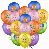 Рибки Гупи балони Bubble Guppies Обикновен надуваем латекс латексов балон парти рожден ден , снимка 2 - Други - 24186490