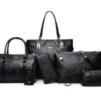 Комплект от 6 броя луксозни дамски чанти, снимка 1 - Чанти - 43274579