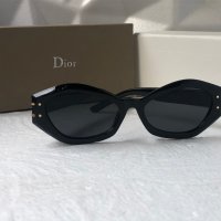 Dior 2023 дамски слънчеви 2 цвята черни прозрачни , снимка 9 - Слънчеви и диоптрични очила - 40474436
