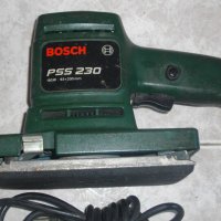 ЗА РЕМОНТ-ЗА ЧАСТИ-Bosch PSS230-Швейцарски Виброшлайф-Бош-Правоъгълен-150 Вата-93х230мм, снимка 12 - Други инструменти - 33162145
