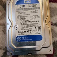Продавам хард диск Western Digital WD Blue 3.5 1TB 7200rpm 64MB SATA3 (WD10EZEX, снимка 1 - Твърди дискове - 36877672