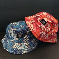 Нови Летни Шапки с Вълни и две лица за обръщане Bucket Hat шапка идиотка, снимка 9 - Шапки - 37551194