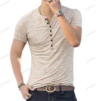 Лятна мъжка тениска с къс ръкав, 5цвята - 023, снимка 3 - Тениски - 40851001
