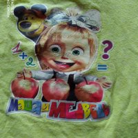 Лот блузка с Маша и мечока и късо клинче, снимка 4 - Детски комплекти - 28946561