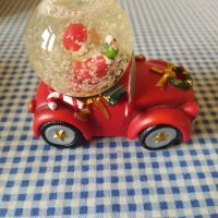 Дядо Коледа количка със снежна топка, снимка 1 - Други - 39017662