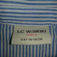 Памучна блузка LC Waikiki 5-6 години, снимка 3 - Детски Блузи и туники - 27802963