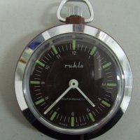 № 7273 стар джобен часовник  - Ruhla  , снимка 1 - Антикварни и старинни предмети - 43135272