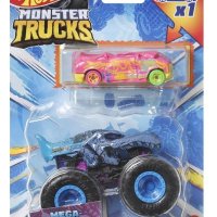 Комплект HOT WHEELS - камион / бъги Monster Trucks и количка - Mega Wrex, снимка 1 - Коли, камиони, мотори, писти - 43198005