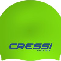 Нова Шапка за плуване Cressi Удобна висококачествена за басейн спорт море, снимка 4 - Шапки - 44062472