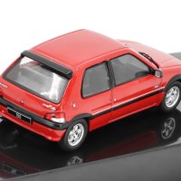 Peugeot 106 XSI Le Mans 1993 - мащаб 1:43 на IXO моделът е нов в PVC дисплей-кейс, снимка 2 - Колекции - 44061304