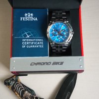 Festina Chrono Bike F20327/2 Ultra Marine Blue Dial, снимка 3 - Мъжки - 43424819