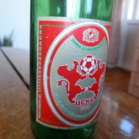 Стара бутилка от бира,пиво ЦСКА, снимка 3 - Сватбени рокли - 37053607