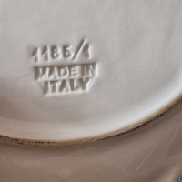 Изключително красива висококачествена чиния/плато за сервиране с релеф/Ръчно изработено в Италия, снимка 5 - Антикварни и старинни предмети - 44879871