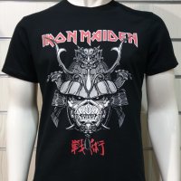 Нова мъжка тениска на музикалната група IRON MAIDEN - Senjutsu Samurai Eddie Graphic Navy, снимка 12 - Тениски - 37106867