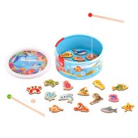 ДЪРВЕНА ИГРА FISHING , снимка 1 - Конструктори - 43348705