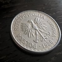 Mонета - Полша - 1 злота | 1986г., снимка 2 - Нумизматика и бонистика - 33198620