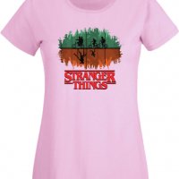 Дамска Тениска Stranger Things 2,Филм,Сериал,, снимка 11 - Тениски - 37314616