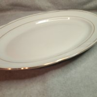 Голяма салатна елипсовидна порцеланова чиния от сервиз, снимка 5 - Чинии - 43764439