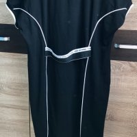 Дълга черна спортна рокля, снимка 3 - Рокли - 37203662