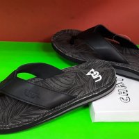Английски мъжки чехли естествена кожа-URBAN BEACH 2 цвята, снимка 3 - Мъжки чехли - 28950220