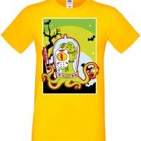 Мъжка тениска The Simpsons Alien,Halloween,Хелоуин,Празник,Забавление,Изненада,Обичаи,, снимка 10 - Тениски - 38135815