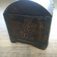 Стара Медна кутия за бижута , снимка 5 - Антикварни и старинни предмети - 44128946