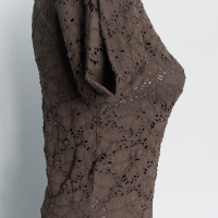 Маркова еластична блуза от дантела "Estelle" / голям размер , снимка 4 - Блузи с дълъг ръкав и пуловери - 44872602