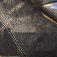 Елегантни черни боти от пони естествена кожа , снимка 7 - Дамски боти - 43256915