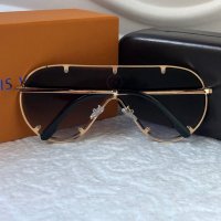 Louis Vuitton Mъжки слънчеви очила маска висок клас, снимка 9 - Слънчеви и диоптрични очила - 39123065