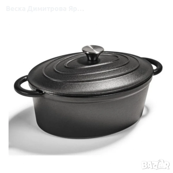 Чугунен бретер KITCHEN CLUB с емайлирано покритие – 4 литра, снимка 1