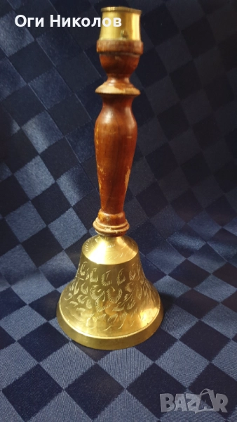 Бронзова камбана ,звънец с ръкохватка, снимка 1