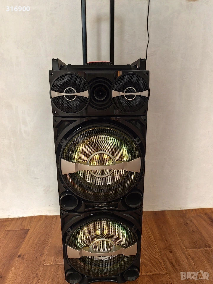 Почти нов AKAI DJ-222 – Пълен комплект + гаранция, снимка 1