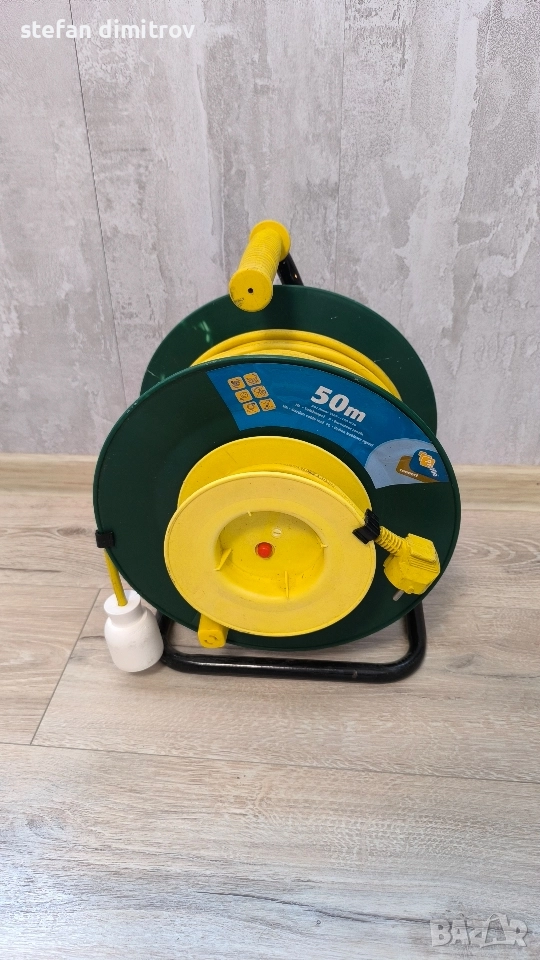 Градинска макара удължител PROFILE с 49 м PVC шнур , снимка 1