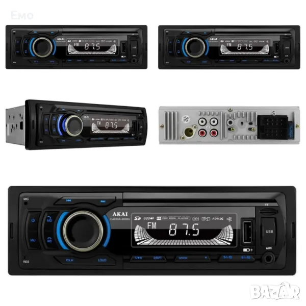 Авто аудио плеър с управление чрез приложение. LED дисплей, Bluetooth, снимка 1