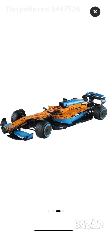 LEGO® Technic - Състезателна кола McLaren Formula 1 42141, 1432 части, снимка 1