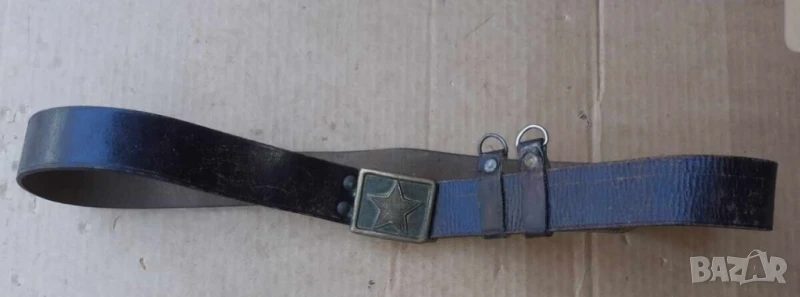 Стар военен колан Българска армия армейски, снимка 1