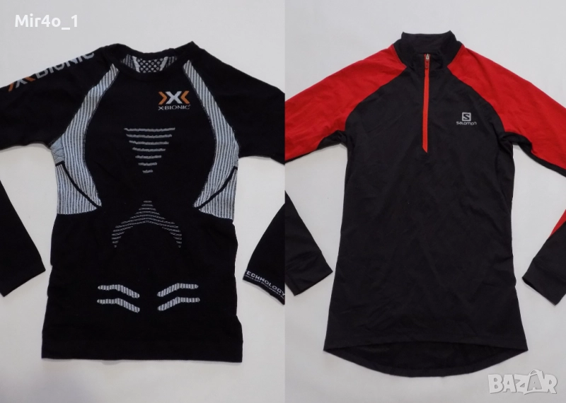 блуза x-bionic/salomon фанела екип горнище тениска худи суичър туризъм планина дамска оригинална S, снимка 1