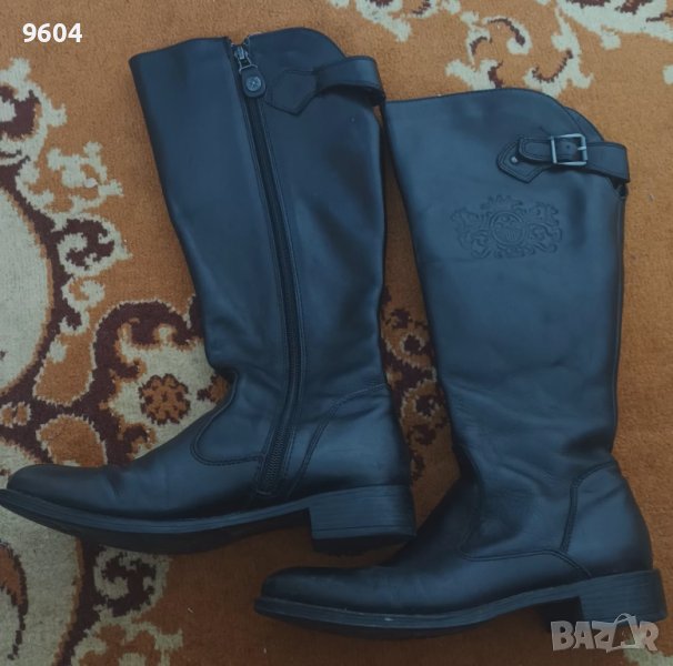 Дамски ботуши от естествена кожа номер 38, снимка 1
