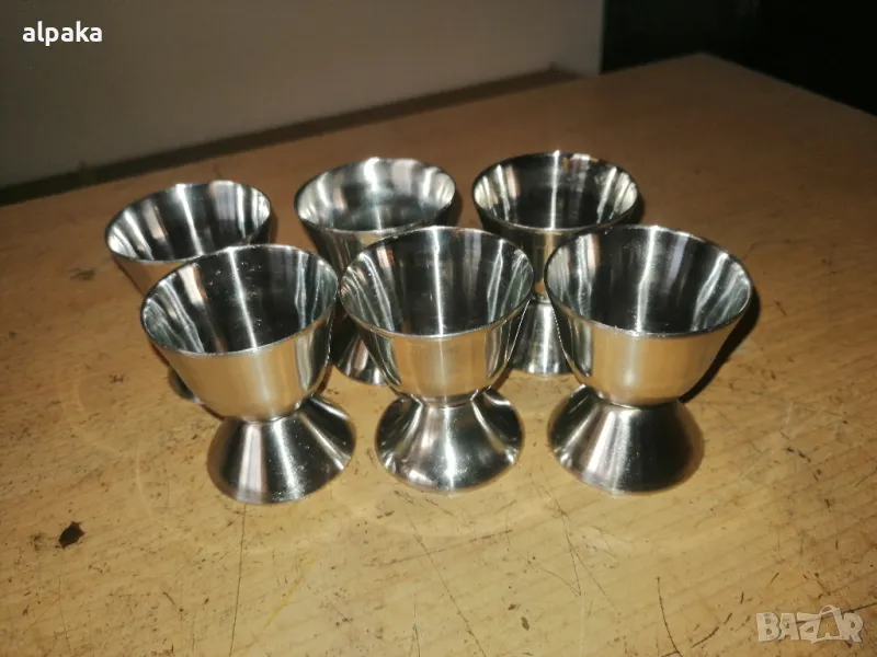 Продавам чашки за яйца, алпака, снимка 1