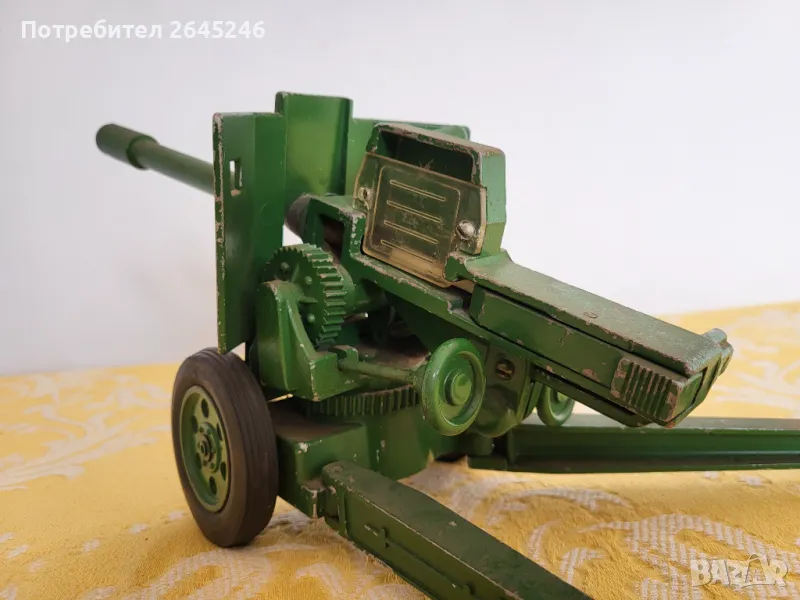 Съветска метална играчка Гаубица , снимка 1