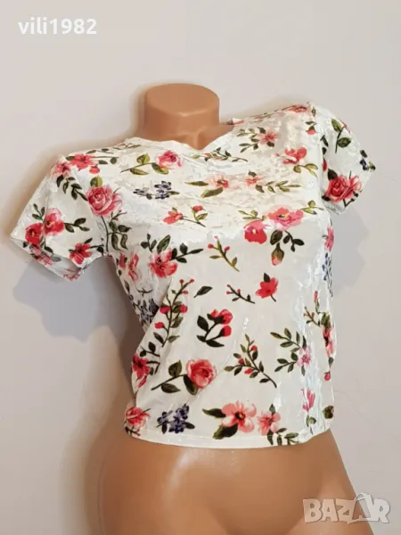 Нови дамски блузи кадифе тюл дантела FB Sister Amisu ризи, снимка 1