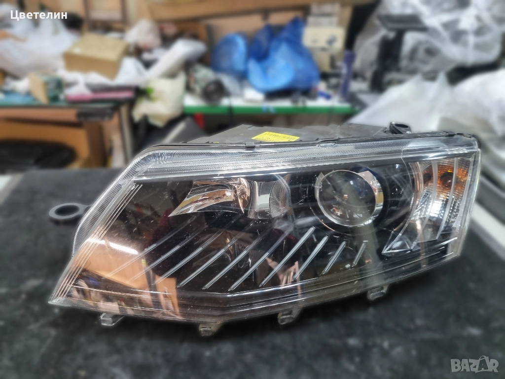 Ляв фар Skoda Octavia 3 lqv far шкода октавия 3, снимка 1