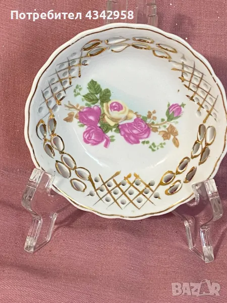 Vintage. Малка порцеланова чинийка., снимка 1