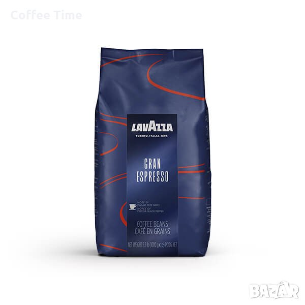 Кафе на Зърна Lavazza Gran Espresso 1кг Лаваца Гран Еспресо, снимка 1