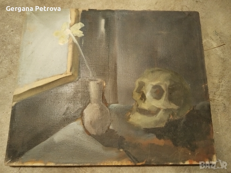 Картина масло 80-те години, снимка 1