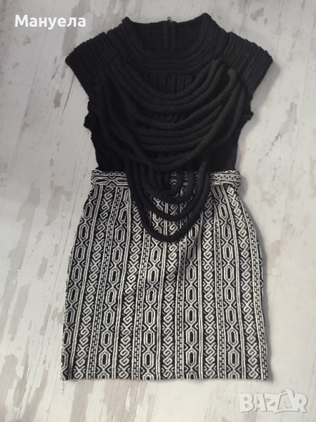 рокля Мегз с ефектни въжета , снимка 1