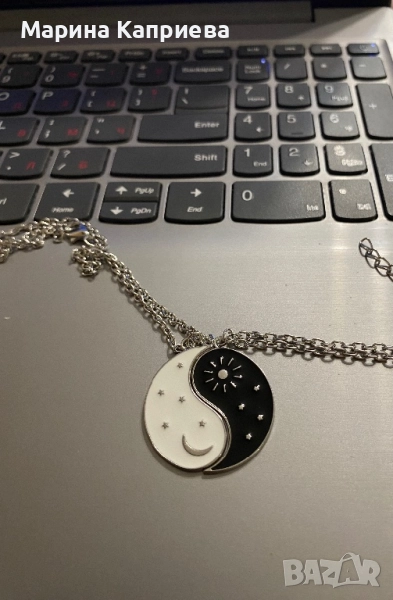 Колие Ин и Ян (Слънце и луна). Best friends /K-87/, снимка 1