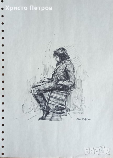 ГРАФИКА - БГ АВТОР, ПОДПИСАНА, снимка 1